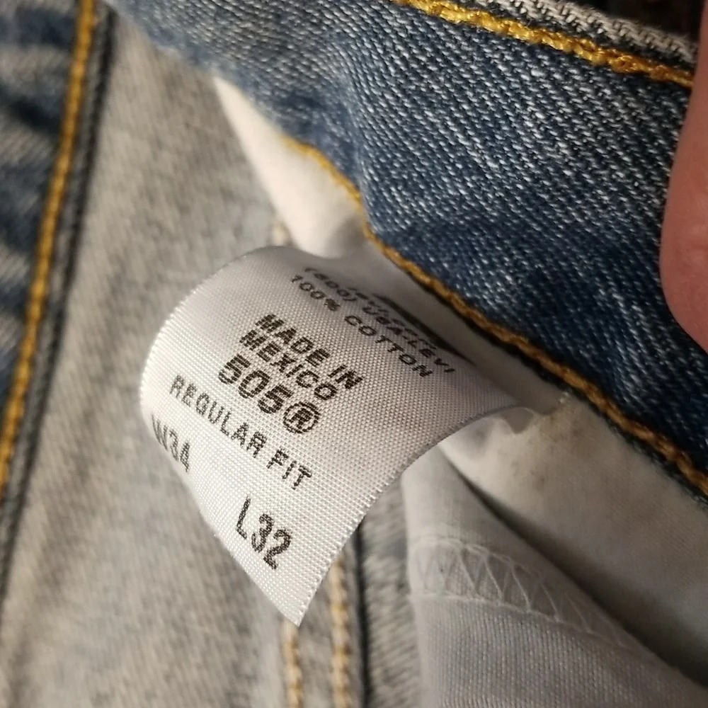 Levi's 505 Jean's Size 34: A
